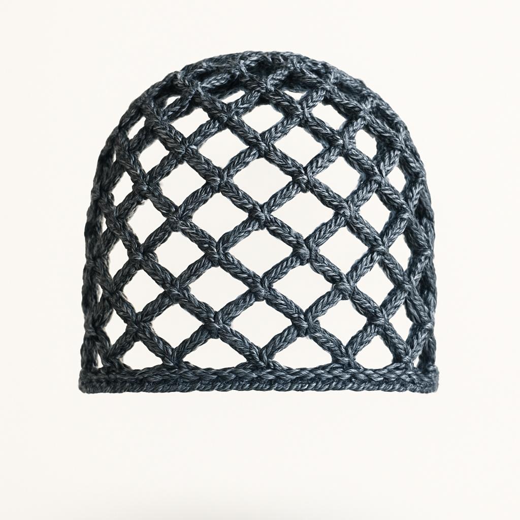 Mesh Hat Azul plata